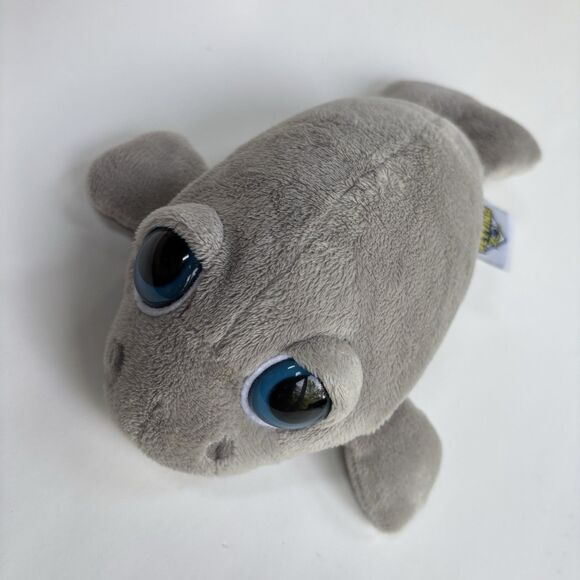 The Petting Zoo Grey Manatee Plush Stuffed Animal Ocean Mammal Toy 2011 9 in. - Picture 1 of 12